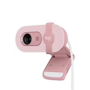 Logitech Brio 100 Full HD Webcam, 2 MP, FHD 1080p, 58°, USB, Rose