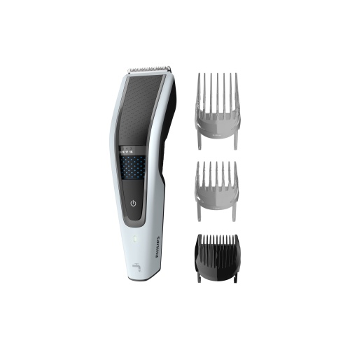 Philips 5000 Series HC5610/15 Hair Clipper/Trimmer, Black/White