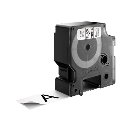 DYMO D1 Standard 53713 (S0720930) Label Tape, 24mm x 7m, Black on White - Image 2