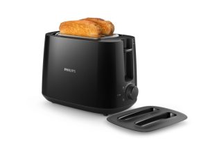Philips Daily Collection HD2582/90 Toaster, 830 W, Black