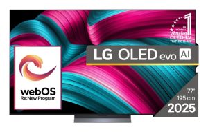 LG OLED evo AI OLED77C51LA (2025) TV 77'' 4K UHD 3840x2160, Smart TV, Black