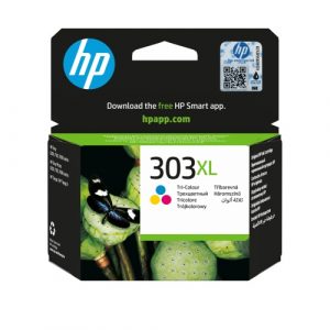 HP 303XL Tri-color High Yield (T6N03AE) Ink Cartridge, CMY