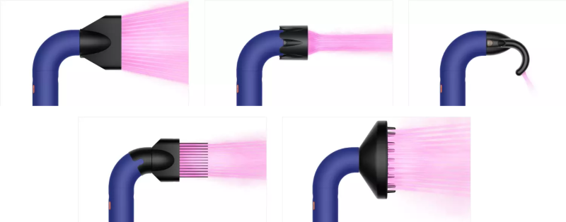 Dyson HD18 Supersonic R Professional Hair Dryer, Vinca Blue/Topaz - Image 3