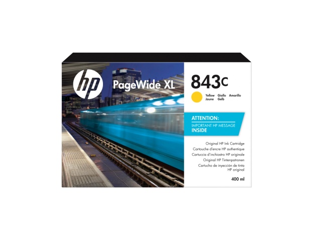 HP 843C PageWide XL (C1Q68A) Ink Cartridge, Yellow