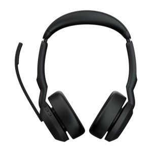 Jabra Evolve2 55 UC Stereo Link390c Wireless Headset, Bluetooth, USB-C, Black