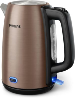 Philips Viva Collection HD9355/92 Electric kettle 1.7 L, 2060 W, Copper/Black