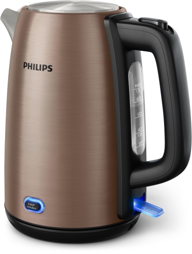Philips Viva Collection HD9355/92 Electric kettle 1.7 L, 2060 W, Copper/Black - Image 2