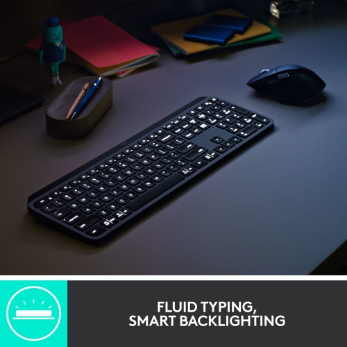 Logitech MX Keys Combo for Business Gen 2 - Keyboard, Palm Rest and Mouse set, DE, Graphite - Image 6