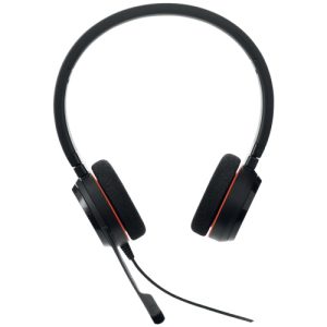 Jabra Evolve 20 UC Stereo Wired Headset, USB-C/A, Black