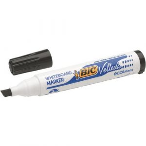 Whiteboard Marker BIC Velleda, 3.7-5.5 mm Chisel tip, black 1 pcs. Whiteboard Marker BIC Velleda, 3.7-5.5 mm Chisel tip, black 1 pcs.