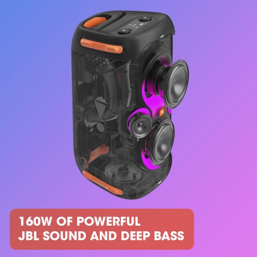 JBL PartyBox 110 Portable Party Speaker, Wireless, Bluetooth, Black - Image 7