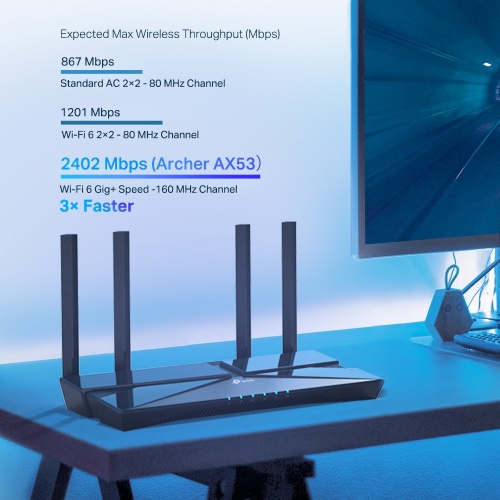 TP-Link Archer AX53 AX3000 Dual Band Gigabit Wi-Fi 6 Router - Image 5