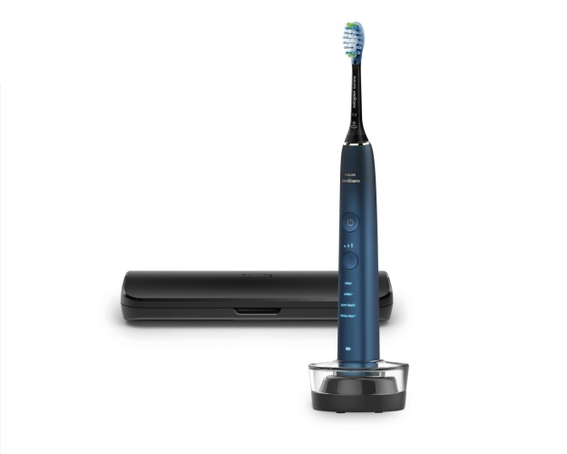 Philips Sonicare DiamondClean 9000 Series HX9911/88 Electric Toothbrush, Black/Blue - Image 4