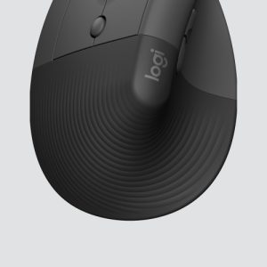 Logitech Lift Vertical Left for Business Wireless Mouse RF Wireless + Bluetooth, 4000 DPI, Graphite
