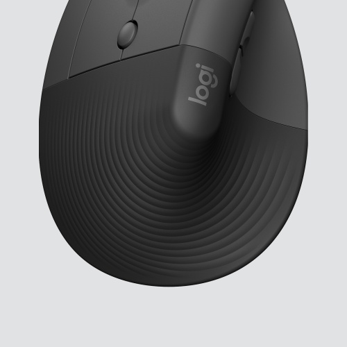 Logitech Lift Vertical Left for Business Wireless Mouse RF Wireless + Bluetooth, 4000 DPI, Graphite - Image 2