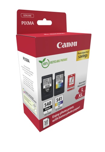 Canon PG-540L/CL-541XL (5224B012) Photo value pack Ink Cartridge Multipack, BK/CMY - Image 2