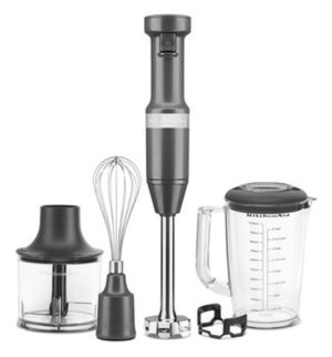 KitchenAid 5KHBV83EDG Hand Blender 180 W, Grey