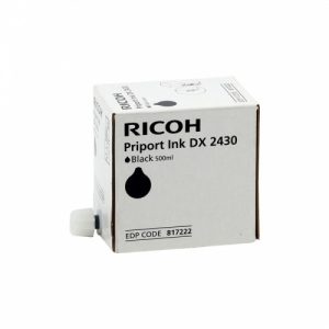 Ricoh DX2430 (893787) (893788) (817222) Ink Cartridge, Black