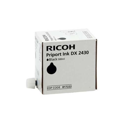 Ricoh DX2430 (893787) (893788) (817222) Ink Cartridge, Black