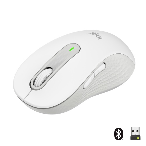 Logitech Signature M650 L Wireless Mouse RF Wireless + Bluetooth, 4000 DPI, Off-white - Image 4