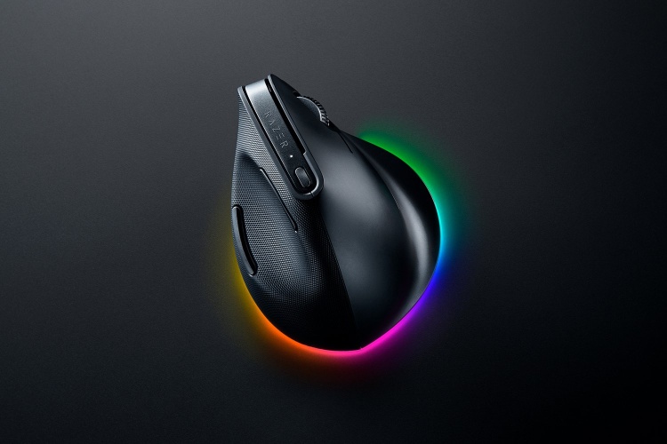 Razer Pro Click V2 Vertical Ergonomic Wireless Mouse RF Wireless+Bluetooth+USB-C, 30000 DPI, Black - Image 6