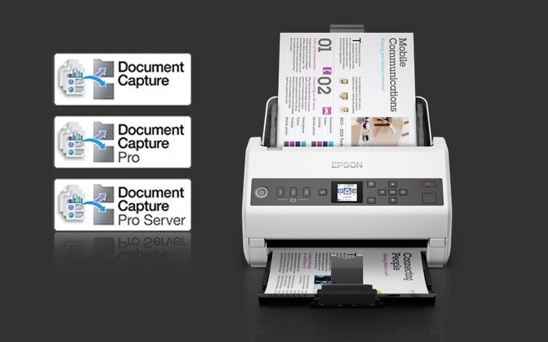Epson WorkForce DS-730N Scanner A4 Colour 40 ppm 600x600 DPI USB Ethernet LAN - Image 6