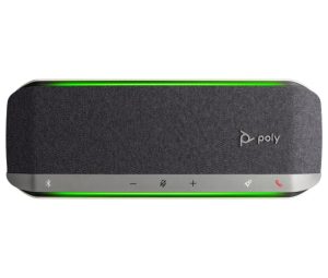 Poly Sync 40 Wireless Speakerphone, Bluetooth, USB-A/USB-C, Silver
