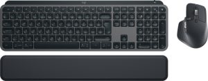 Logitech MX Keys S Combo Keyboard, Palm Rest and Mouse set, US Int, Graphite