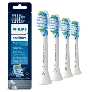Philips Sonicare C3 Premium Plaque Defence HX9044/17 Sonic Toothbrush heads, White