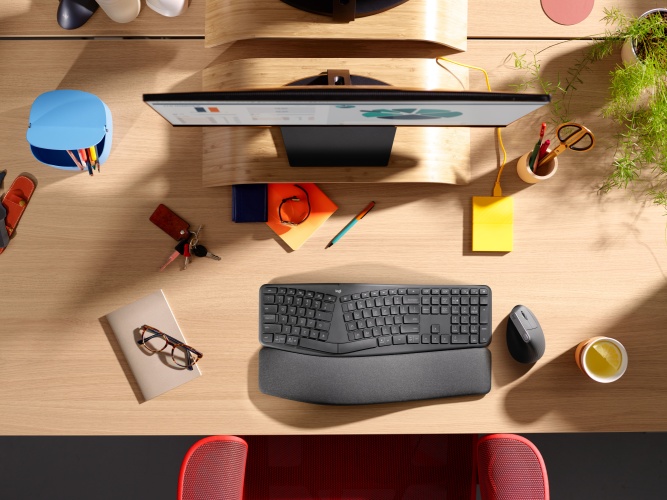 Logitech ERGO K860 for Business Wireless Keyboard, Bluetooth, US INT (Qwerty), Graphite - Image 10
