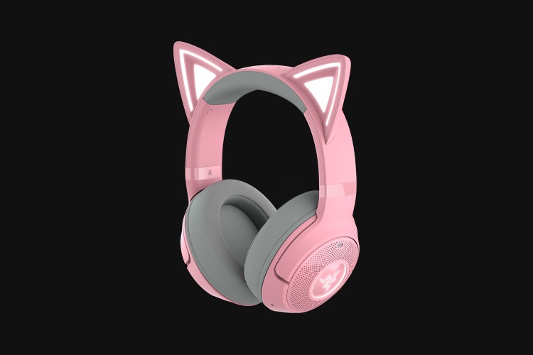 Razer Kraken Kitty V2 BT Wireless Gaming Headset, Bluetooth, Quartz - Image 5