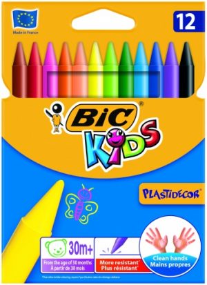 BIC CRAYONS– Plastidecor WX.PLAST 12 colours 945764