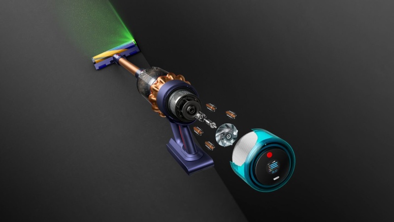 Dyson Gen5 Detect Absolute Cordless vacuum cleaner, Midnight Blue/Copper - Image 3