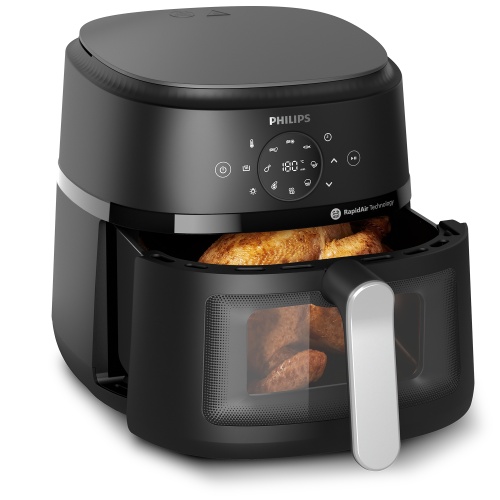 Philips 2000 Series NA231/00 Hot Air Fryer 6.2 L 1700 W, Black/Silver - Image 5