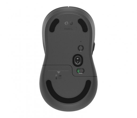 Logitech Signature M650 for Business Wireless Mouse RF Wireless + Bluetooth, 4000 DPI, Graphite - Image 5