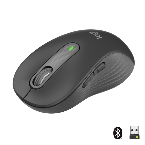 Logitech Signature M650 for Business Wireless Mouse RF Wireless + Bluetooth, 4000 DPI, Graphite - Image 2