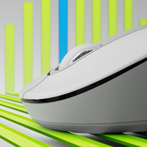 Logitech Signature M650 L Wireless Mouse RF Wireless + Bluetooth, 4000 DPI, Off-white - Image 5