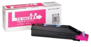Kyocera TK-865M Toner Cartridge, Magenta