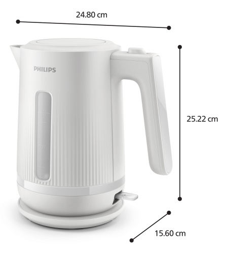 Philips 3000 Series HD9411/00 Electric Kettle 1.7 L, 2200 W, White - Image 2