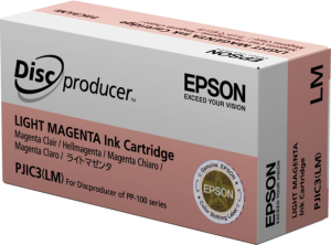 Epson Discproducer PJIC7(LM) (C13S020690) Ink Cartridge, Light Magenta