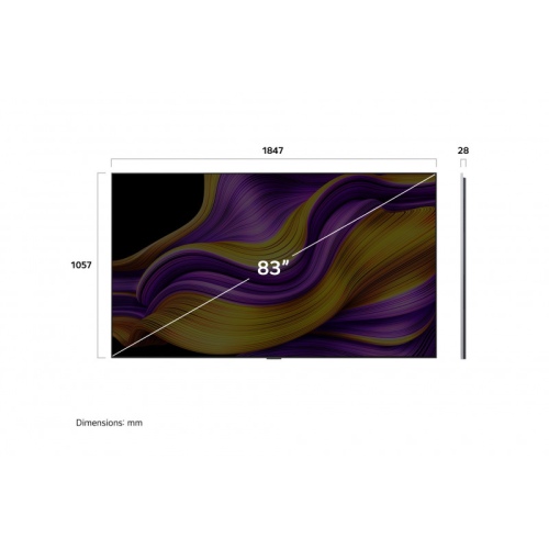 LG OLED83G51LW TV 83'' 4K UHD 3840x2160, Smart TV, Black - Image 4