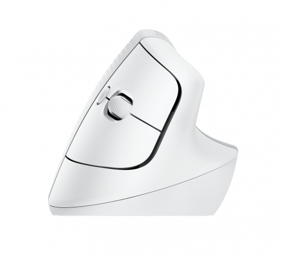 Logitech Lift for Mac Vertical Wireless Mouse, RF Wireless + Bluetooth, 4000 DPI, Off-white - Image 2