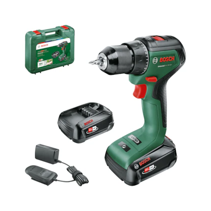 Bosch UniversalDrill 18V-60 Cordless Drill (2x2.0 Ah Batteries + AL 18V-20 charger) - Image 2