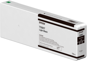 Epson T55K7 (C13T55K700) Ink Cartridge, Light Black Epson T55K7 (C13T55K700) Ink Cartridge, Light Black