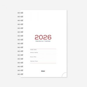 Supplement - calendar  Spirex Day A5 2026m.