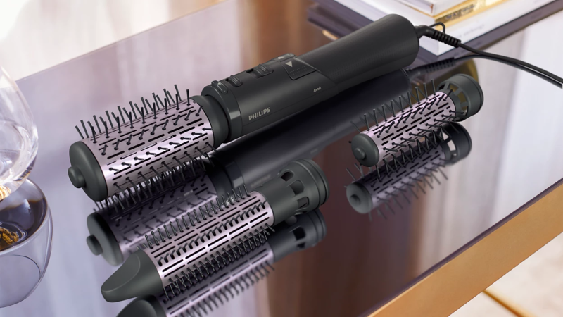 Philips 7000 Series Air Styler BHA715/00 Hair styling brush, Grey/Pink - Image 8