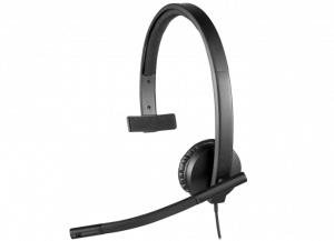 Logitech H570e Mono UC Wired Headset USB-A, Black