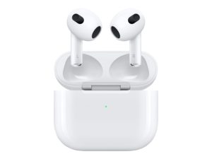 Apple AirPods (3rd Gen) Wireless Earphones Earbuds, Lightning Charging Case, White Apple AirPods (3rd Gen) Wireless Earphones Earbuds, Lightning Charging Case, White