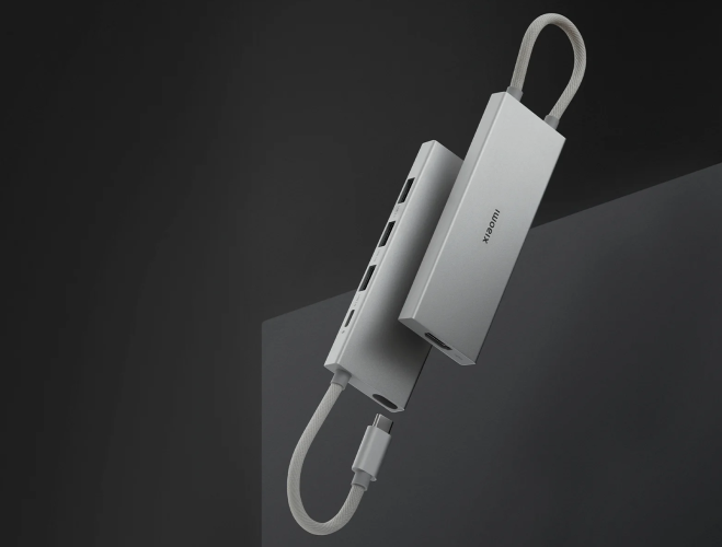 Xiaomi XMDS05YM 5-in-1 USB Type-C Hub, White - Image 7