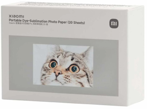Xiaomi Portable Dye-Sublimation Photo Paper 50x76mm (20 Sheets)